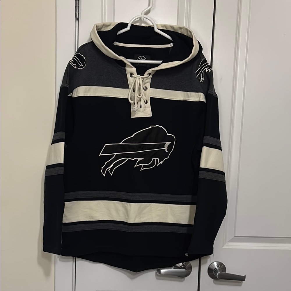 Men’s 47 Brand Buffalo Bills Superior Lacer Hoodie